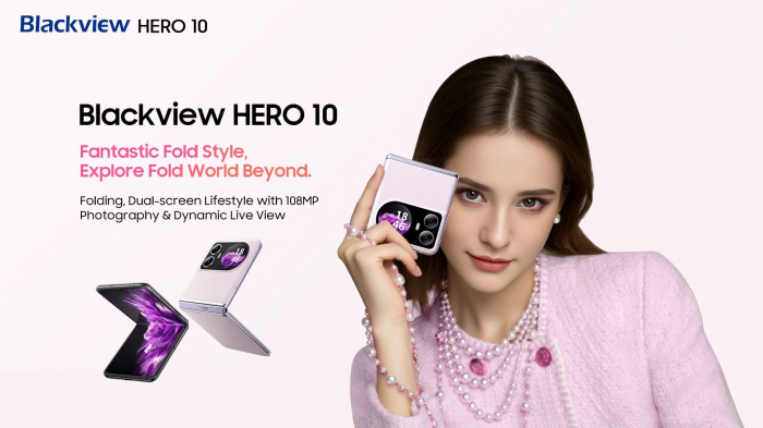 BlackView Hero 10 – Flip смартфон за недорого! 108 Мп камера, два экрана и даже Dynamic Island! – фото 1