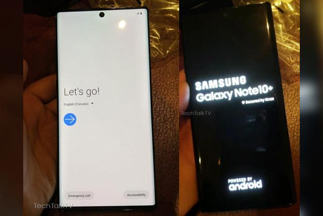 Samsung Galaxy Note 10+ впервые показался на фото