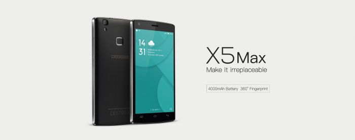 Doogee X5 Max получит аккумулятор на 4000 мАч, сканер отпечатков пальцев и Android 6.0 из коробки – фото 1