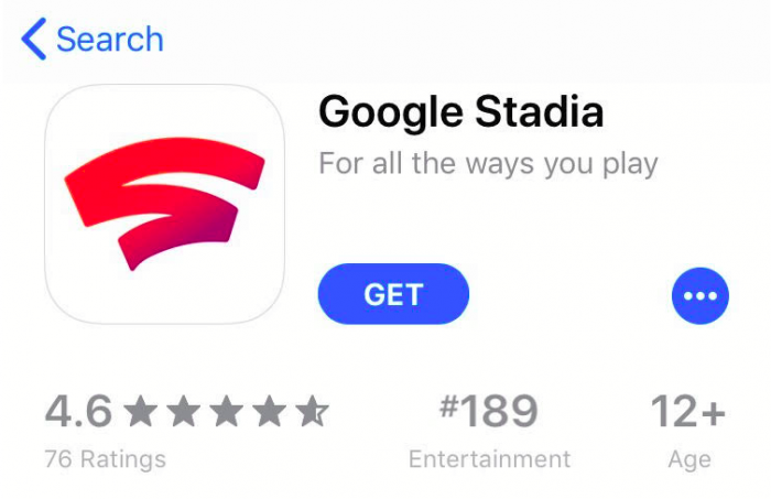 Google Stadia App Store