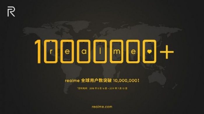 10 млн проданных смартфонов Realme