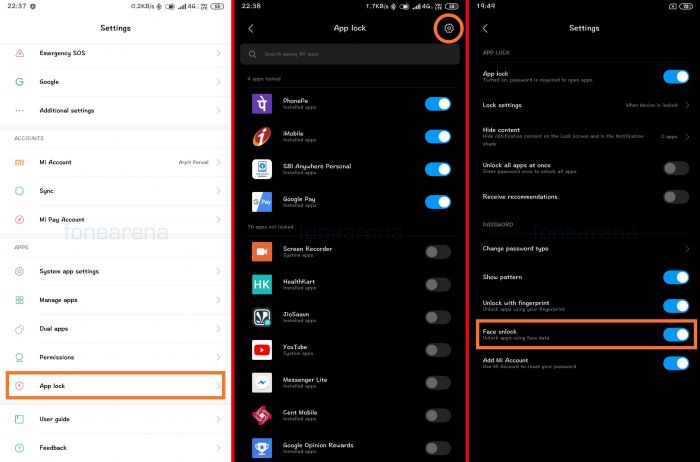 Xiaomi добавляет разблокировку приложений по лицу – фото 2