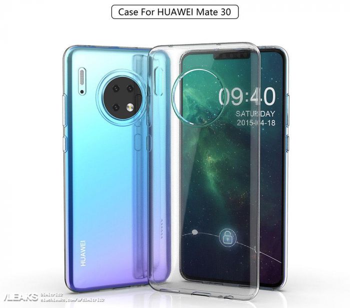 изображения корпуса Huawei Mate 30