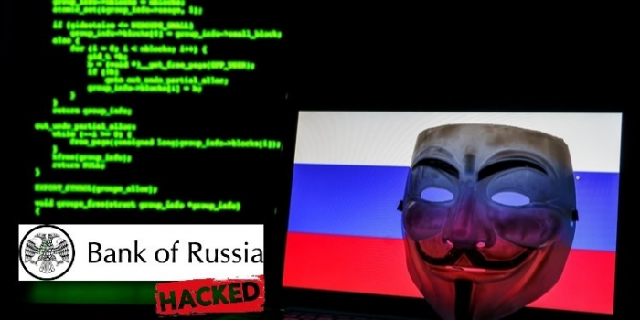 Центробанк Росії зламали. Черговий удар Anonymous у кібервійні – фото 1
