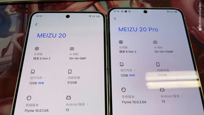 Meizu 20 и Meizu 20 Pro: живые фото и приятные подробности об ...