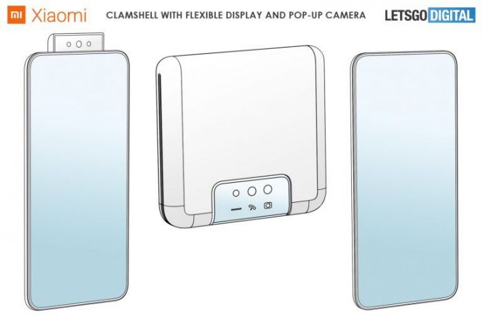 Xiaomi патентует складную раскладушку с выдвижной камерой