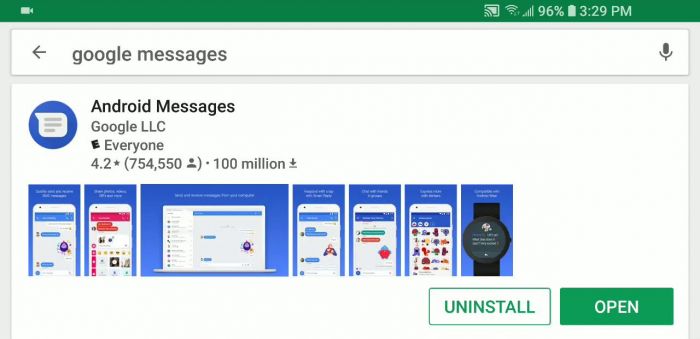 Бета-версия Android Messages от Google не работает – фото 2
