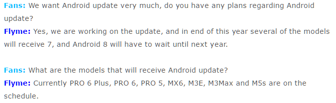 Meizu: планы по обновлению смартфонов до Android Nougat и Android O – фото 2
