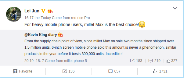 Продажи Xiaomi Mi Max достигли отметки в 1,5 миллиона устройств – фото 3