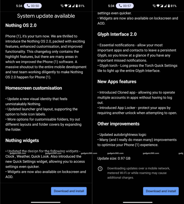 Обновление Nothing OS 2 вышло для смартфона Nothing Phone 1 – фото 2