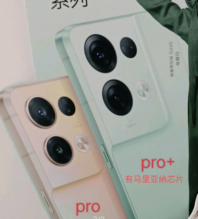 Oppo Reno 8 Pro and Oppo Reno 8 Pro + appeared on the promo image – фото 2