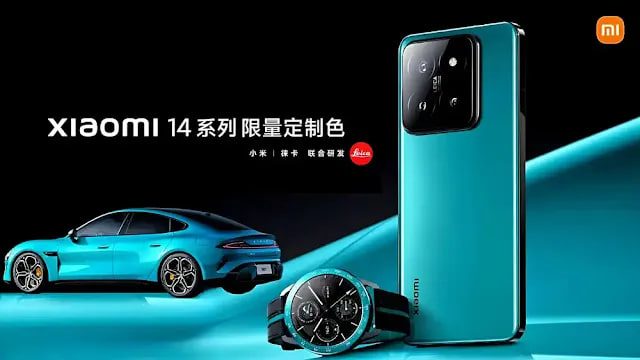 Xiaomi 14, Xiaomi 14 Pro and Watch S3 debut in the main colours of the  first Xiaomi SU7 EV -  News