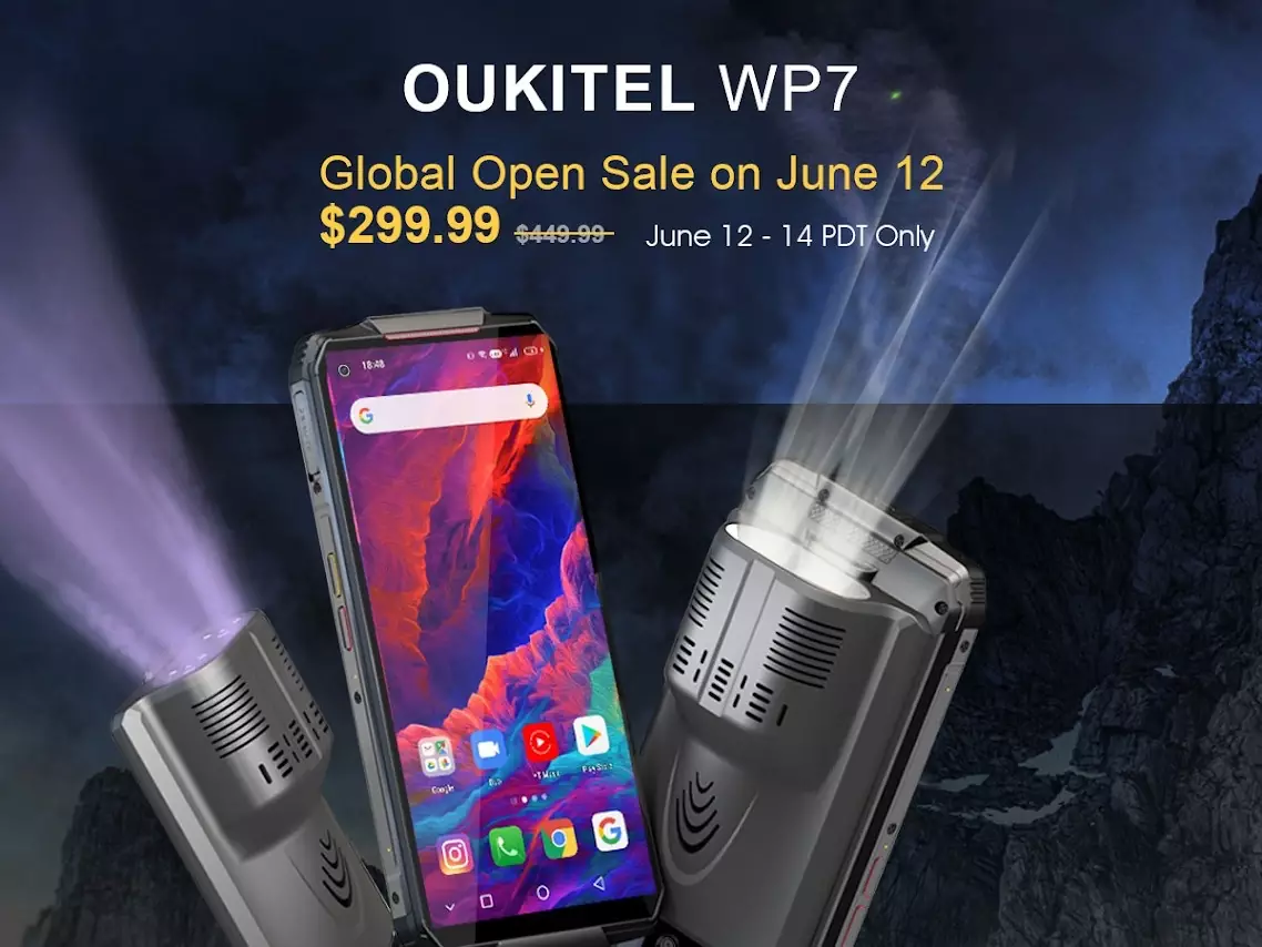 Oukitel WP7: неубиваемый смартфон с камерой ночного видения – фото 3