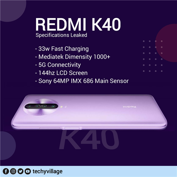 Новые детали о Redmi K40 – фото 1
