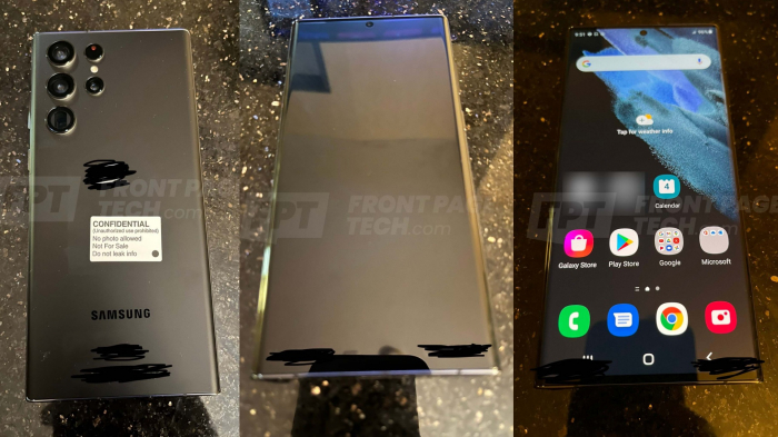 Samsung в гневе из-за слива фото Galaxy S22 Ultra – фото 1