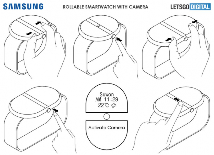 Samsung хочет сделать раздвижные смарт-часы – фото 1