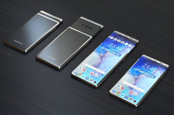 Samsung патентует смартфон-слайдер с гибким экраном