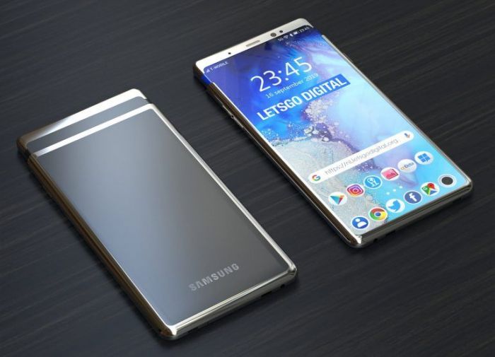 Samsung патентует смартфон-слайдер с новым экраном