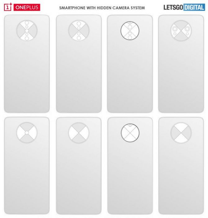 OnePlus запатентувала концепт повноекранного смартфона з цікавою основною камерою - фото 3
