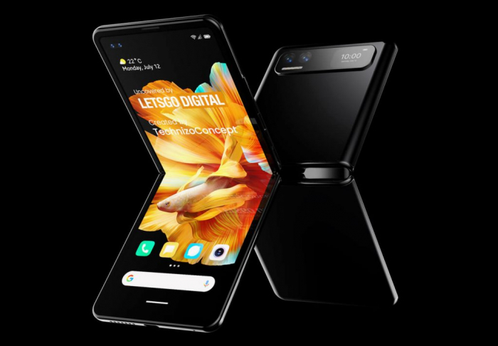 У Samsung Galaxy Z Flip 3 может появиться конкурент — Xiaomi Mi Mix Flip – фото 3