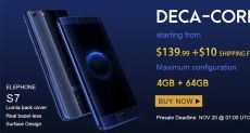 Предзаказ на безрамочный Elephone S7 с 10-ядерным Helio X20 в магазине Gearbest.com от $149.99