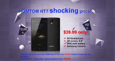 Homtom HT7: 3G-смартфон с 5.5-дюймовым HD-экраном и аккумулятором на 3000 мАч всего за $39.99!