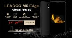 В рамках старта продаж Leagoo M5 Edge со скидкой $22 и бесплатные подарки