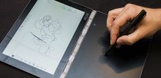 Lenovo Yoga Book получил сенсорную клавиатуру, на которой можно рисовать