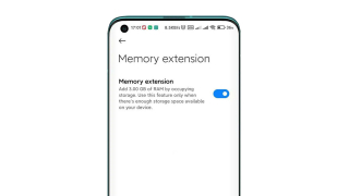 RAM extension on Xiaomi - what is it and how to enable it
