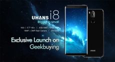 Безрамочный UHANS I8 с функцией распознавания лица за $129,99 на Geekbuying