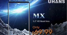 UHANS MX — безрамочный смартфон на Banggood всего за $69,99
