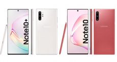 Рендеры Samsung Galaxy Note 10 и Galaxy Note 10+ в розовом и белом цветах
