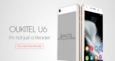 Oukitel U6 с двумя дисплеями и процессором MT6735M уже доступен к заказу по всему миру по цене $239.99