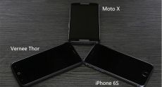 Vernee Thor, iPhone 6S и Moto X: сравнение экранов