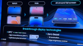 Samsung показала новый концепт смартфона без рамок – All Around full screen