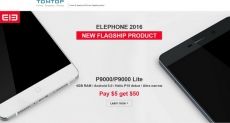 Elephone P9000/P9000 Lite, M3 и W2 – самые свежие новинки в интернет-магазине Tomtop.com